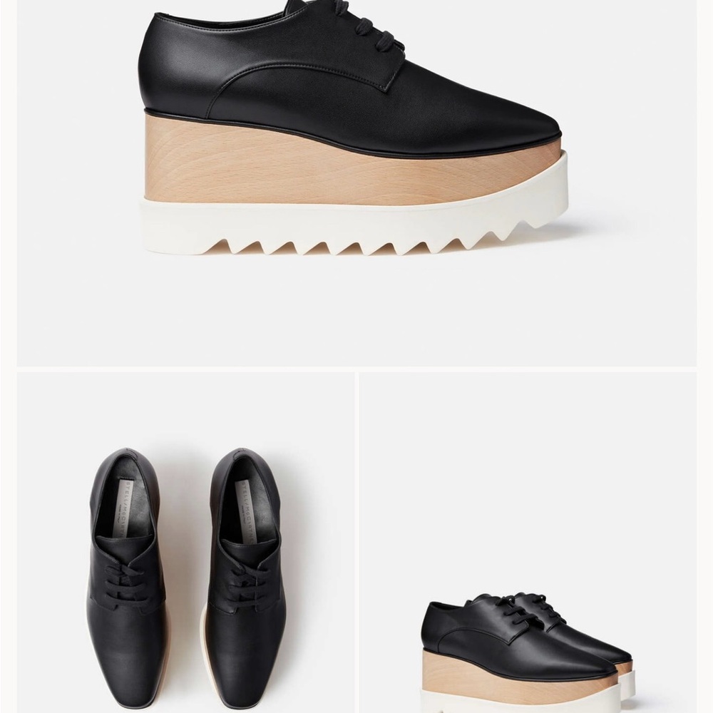 Stella McCartney White Platform Shoes